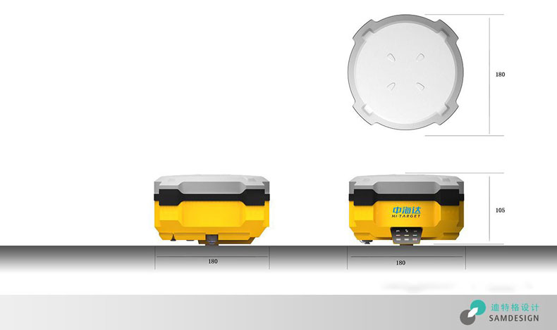 RTK測量?jì)x器外觀(guān)設計方案3